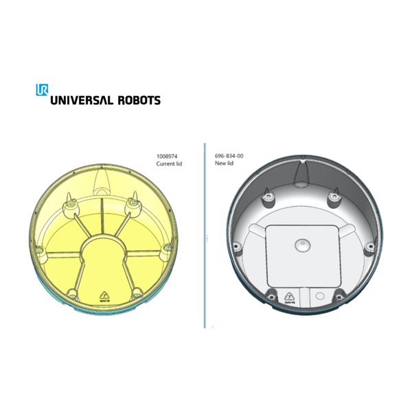 UR10e/16e Lids incl. sealing and increased chemical resistance