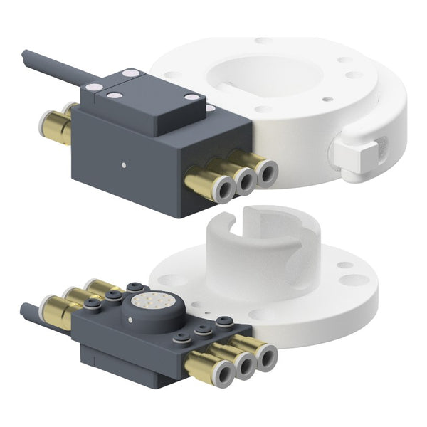 MEK-PM - Multi-Energy-Coupling with radial pneumatic connections for MGW / SWS - upper assembly (robot side)